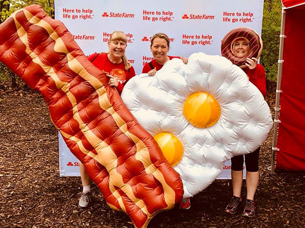 bRUNch 5k bacon & eggs.