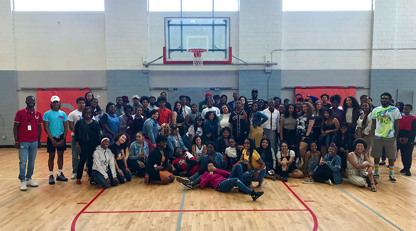 SHS Youth Rising Up students’ mentorship program with SIS students of color.