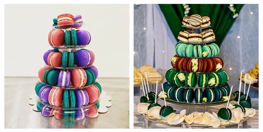 Sweetly Baked MKE macaron towers.